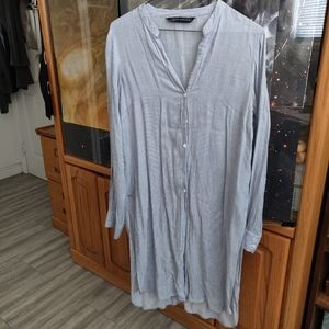 [moving sale] zara stripped long shirt